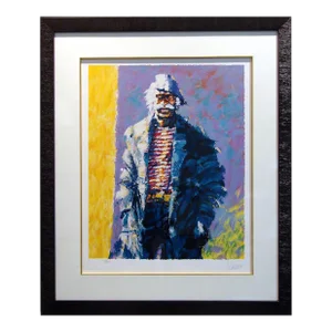 Aldo Luongo "By the Corner" Hand Signed & Numbered Serigraph Custom Framed Art