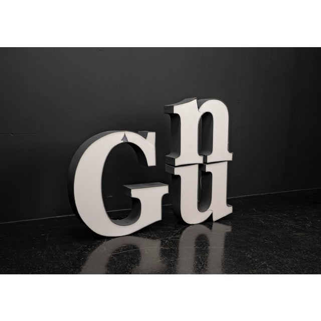 Gun LED Letters, 1980s, Set of 3 For Sale - Image 9 of 18