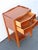 Wood Wabash 1940s Tall Serpentine Front Mahogany Nightstand Side End Table 6458 For Sale - Image 7 of 18