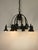 Viennese Wrought Iron Chandelier, Austria, 1900s For Sale - Image 3 of 18