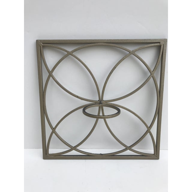 Mid-Century Modern Mid Century Modern Cast Iron Wall Candle Sconces - Set of 3 For Sale - Image 3 of 10