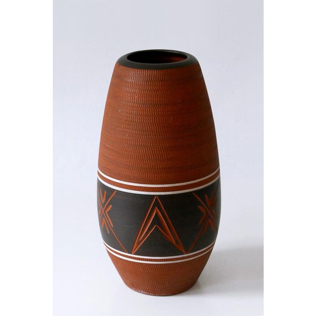 Large Mid-Century Modern Ceramic Floor Vase, Germany, 1960s For Sale - Image 11 of 18
