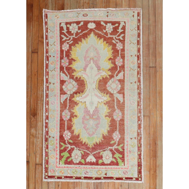 Mid-20th century Turkish Anatolian intermediate rug 6'6'' x 10'
