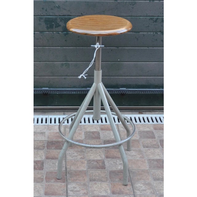 Industrial French Stool For Sale - Image 12 of 13