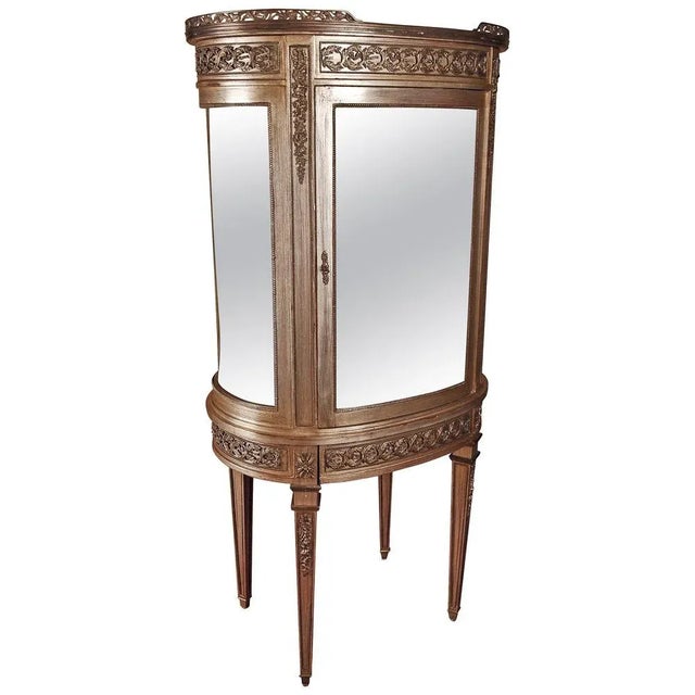 20th Century Louis XVI French Salon Vitrine For Sale - Image 11 of 11