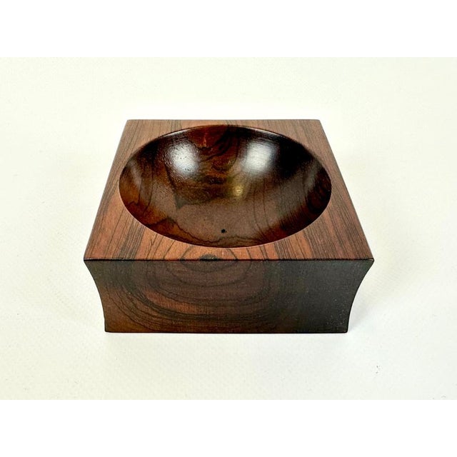 Mid-Century Modern Mid-Century Modern Danish Rosewood Bowl, 1960s For Sale - Image 3 of 11