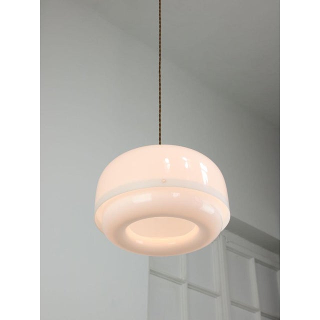 Italian White Medusa Pendant Lamp by Luigi Massoni for Guzzini, 1970s For Sale - Image 13 of 17