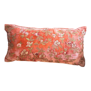 Anke Drechsel Silk Velvet Boudoir Pillow 12x24 Hand Made