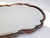 Large Dutch Wooden Scalloped Lacquered Mirror For Sale - Image 10 of 13