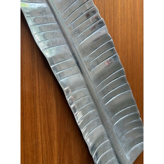 Vintage Mid Century Banana Leaf Serving Tray For Sale In Austin - Image 6 of 8