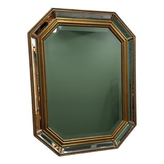 Vintage Neoclassical Hollywood Regency Wall Mirror from De Knudt, Belgium, 1980s For Sale