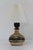 Ceramic Small Danish Modern Brown Ceramic Table Lamp by Jette Hellerøe, 1960s For Sale - Image 7 of 17