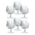 Mid 20th Century Waterford Lismore Brandy Snifters, Set of Six For Sale