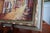 Late 20th Century Vintage Roger Merkel Signed Cobblestone Street Oil Painting—Gilt Framed For Sale - Image 5 of 15