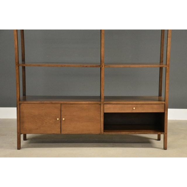 Wood 1950s Paul McCobb Planner Group Wall Unit Credenza For Sale - Image 7 of 13