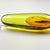 Glass Catherine Vamvakas Lay — Abstract Postmodern Biomorphic Colored Hand-Blown Glass With Bronze Cradle (Signed) For Sale - Image 7 of 9