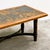 French Slate and Oak Coffee Table with Sculptural Iron Base, 1960s For Sale - Image 6 of 15