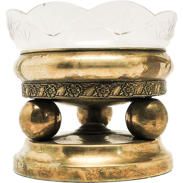 Patera Bowl on Stand from Henneberg Bros., 1930s For Sale - Image 9 of 9