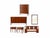 Broyhill Saga Mid-Century Walnut Highboy Dresser For Sale - Image 11 of 11