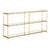 Lauren Gold Leaf Iron Console For Sale