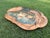 Vintage Hand-Painted Elephant & Indian Landscape Decorative Serving Tray For Sale - Image 11 of 12