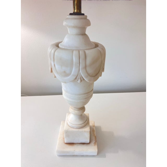 Antique Marble Lamps - a Pair For Sale - Image 4 of 12