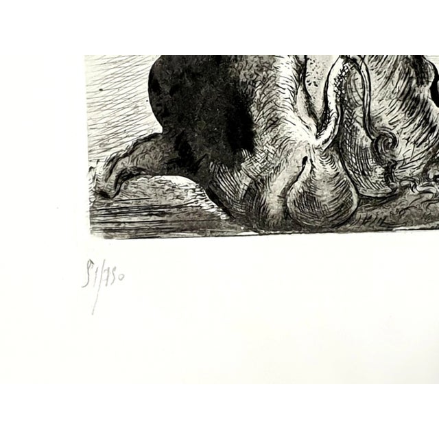 Salvador Dali - Argus - Original Etching 1962 For Sale - Image 6 of 13