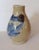Beige 19th Century Chinese Blue & White Crackle Glaze Porcelain Landscape Decoration & Foo Dog Handle Vase For Sale - Image 8 of 11