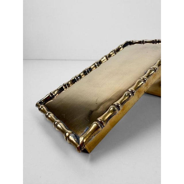 Mid-Century Modern Brass Faux Bamboo Box attributed to Maison Baguès, 1970s For Sale - Image 13 of 18
