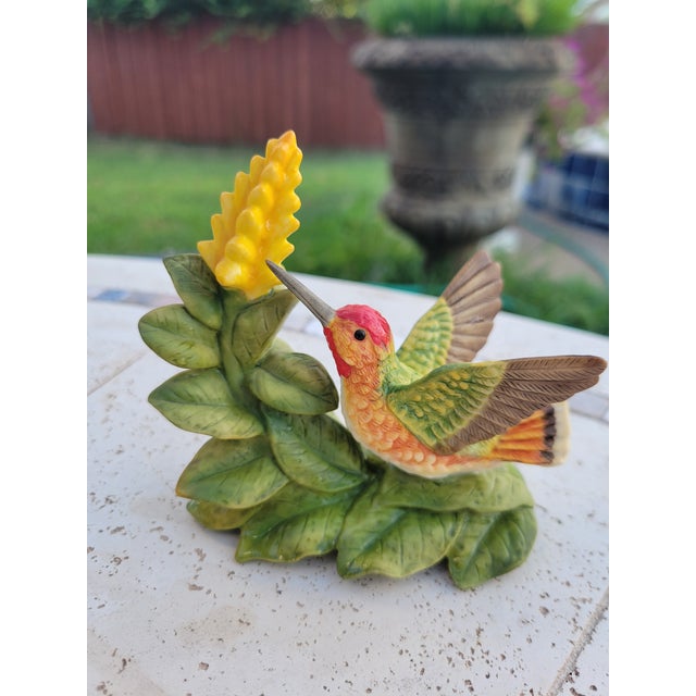 Green Bronson Collectibles - Hummingbird Collection of Seven For Sale - Image 8 of 12