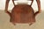 Wood Antique Arts & Crafts Carved Walnut Banker's Chair, Circa 1920s For Sale - Image 7 of 12