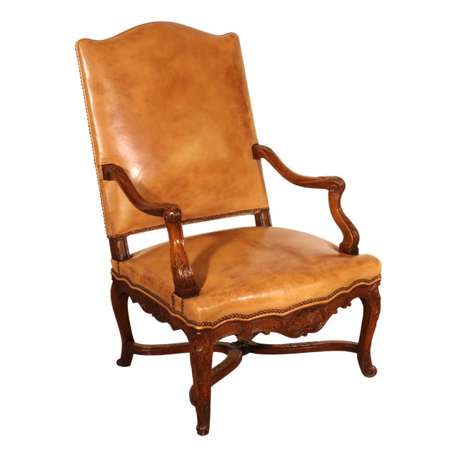 18th Century Regency Armchair in Walnut For Sale