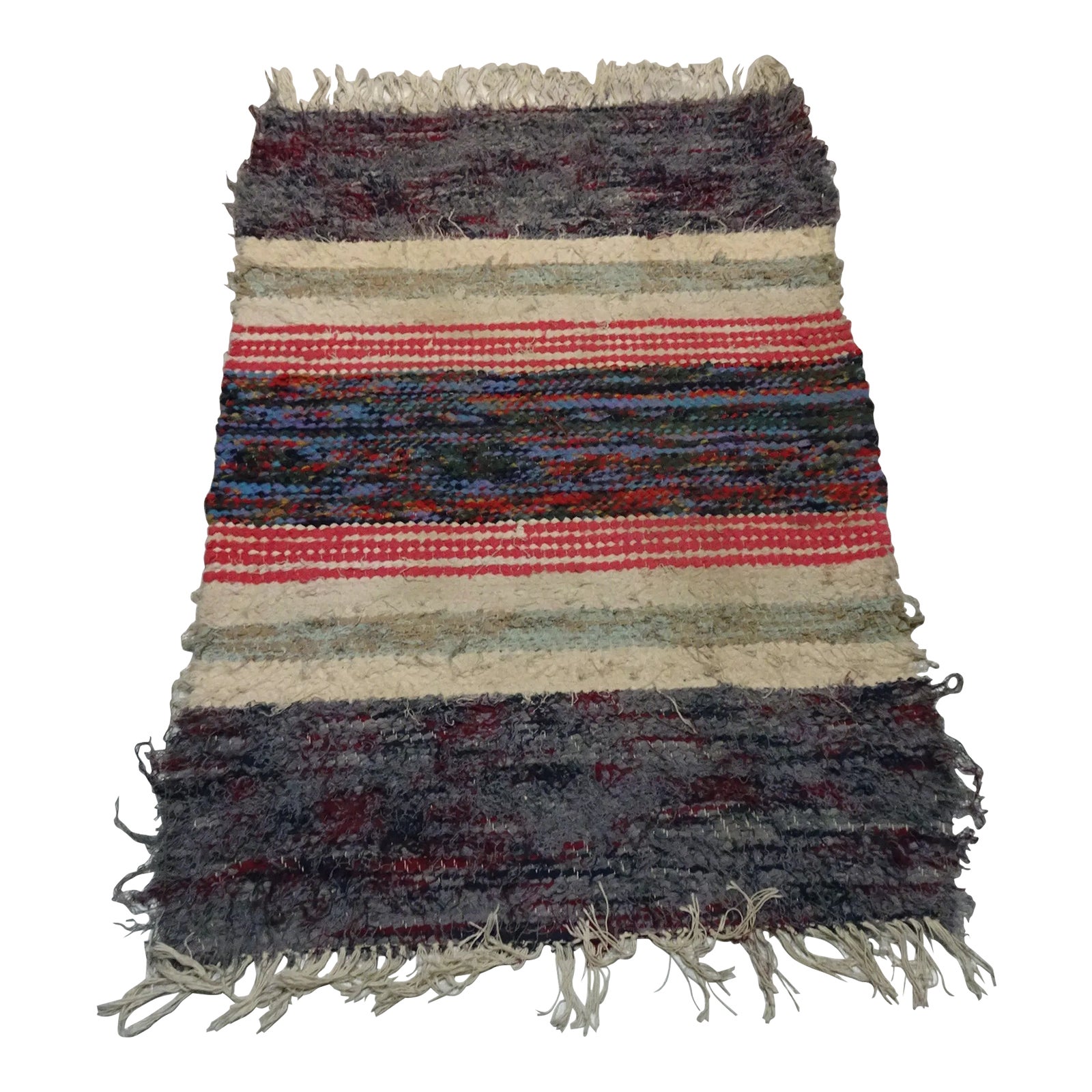 Rag Rug Swedish Mid Century | Chairish