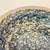 Cornflower Blue 1996 Vintage Americana Folk Art Blue Sponge Wear Bowl, Artist Signed. For Sale - Image 8 of 12