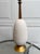 Cream Large Mid-Century Modern Ceramic Art Table Lamp For Sale - Image 8 of 10