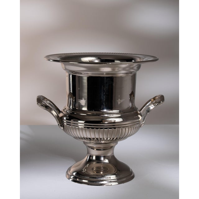Mid 20th Century France Neoclassical Silver Ice Bucket For Sale - Image 14 of 15