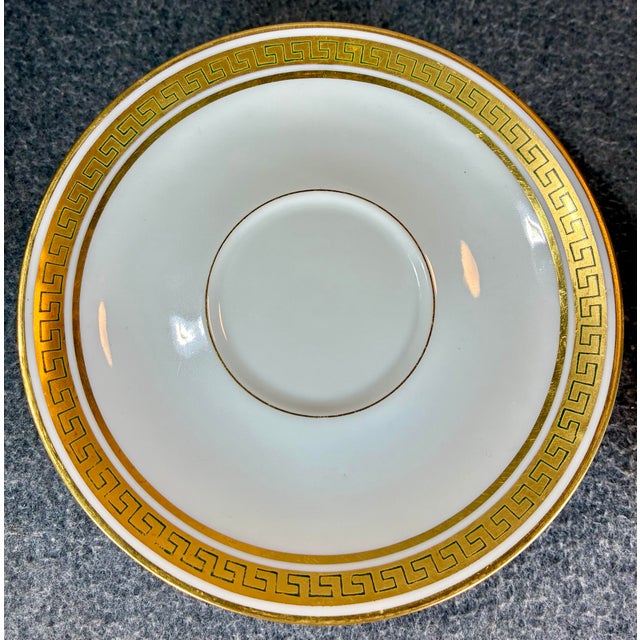 Early 20th Century 7pc-Antique J P Limoges (France) Cup & Saucer Set For Sale - Image 5 of 7