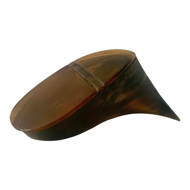 19th Century Sheep Hoof Snuff Mull or Box For Sale