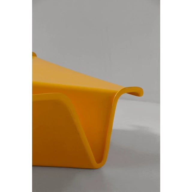 Yellow Coffee Table by Cesare Leonardi and Franca Stagi for Kappa, 1970s For Sale - Image 6 of 11