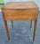 Wood Baker Furniture Historic Charleston Collection Two Drawer Side Table on Wheels For Sale - Image 7 of 10