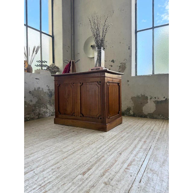 Mid-Century Oak Counter, 1950s For Sale - Image 12 of 18