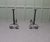 This is a very Large pair of French andirons, The Andirons are 25” high, 11” wide each or as large a grate as you can find...