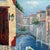 Early 21st Century Early-21st Century Impressionist Venice Canal Scene, Acrylic-on-Canvas -- Framed For Sale - Image 5 of 18
