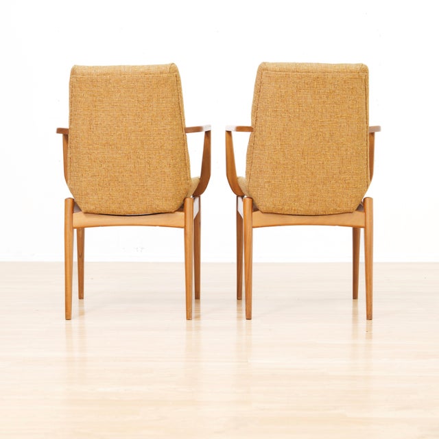 Set of Eight Mid Century Dining Chairs Attributed to Robert Heritage for Archie Shine For Sale - Image 11 of 12