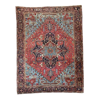 Antique Heriz Rug, 1920s For Sale