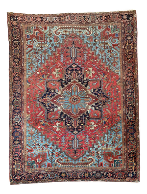 Antique Heriz Rug, 1920s