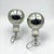 Space Age Chrome Eyeball Wall Lamps, 1970s, Set of 2 For Sale - Image 3 of 14