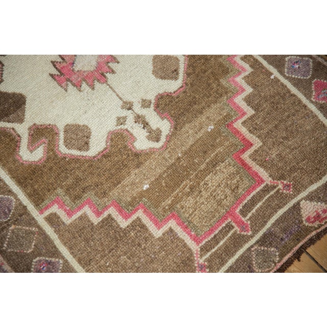 Coffee Vintage Distressed Kars Rug - 3'1" x 4'5" For Sale - Image 8 of 10