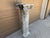 Sculpture Materials Weathered Neoclassical Cast-Concrete Corinthian Garden Pedestal For Sale - Image 7 of 16