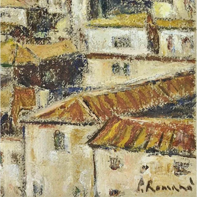 Oil on canvas realized by Pino Romanò (1934) in 1990s. Hand signed. Very good condition. This piece is attributed to the...